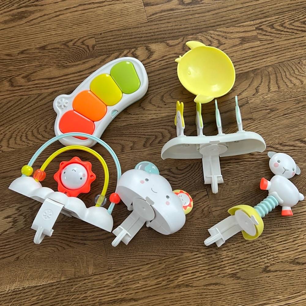 Skip Hop Baby Activity Center COMPLETE accessory toy set
